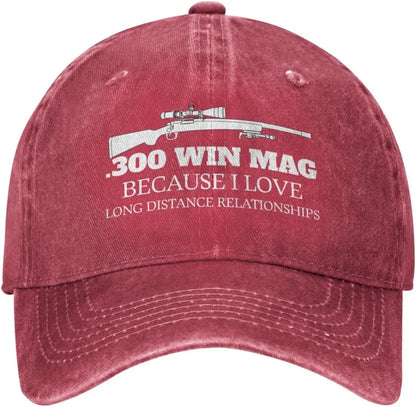 300 Win Mags Long Distance Baseball Cap