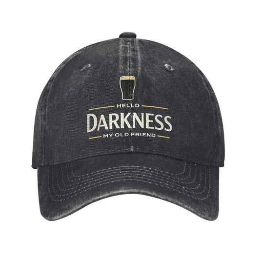 Hello Darkness Beer Baseball Cap