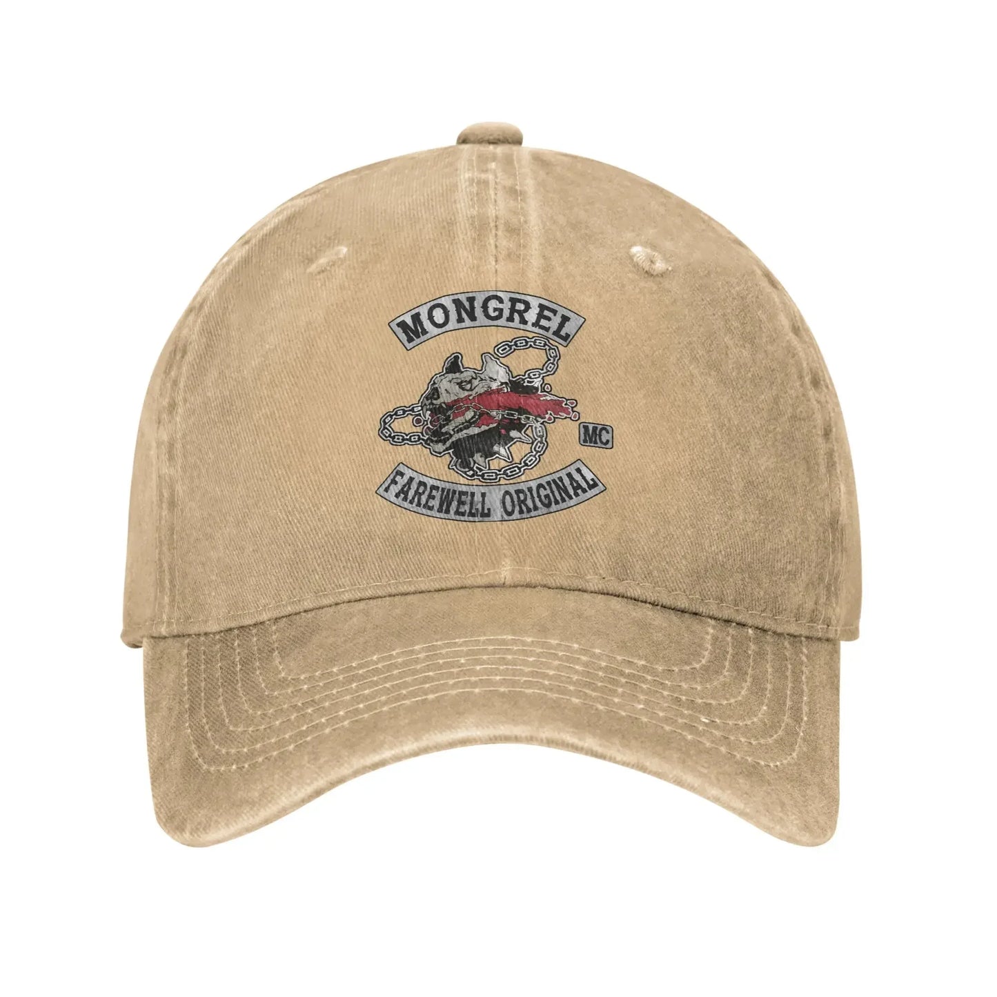 Mongrels Motorcycle Club Washed Baseball Cap