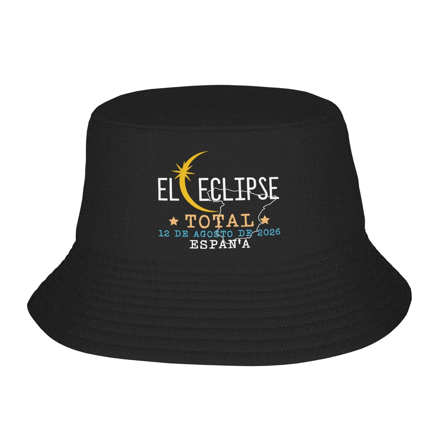 Spain Total Solar Eclipse 2026 Bucket Hat