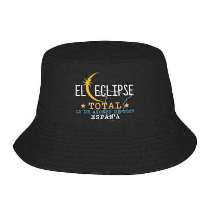 Spain Total Solar Eclipse 2026 Bucket Hat