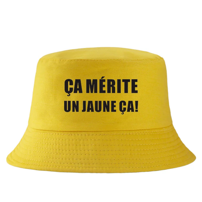 Funny French Slogan Reversible Bucket Hat Unisex