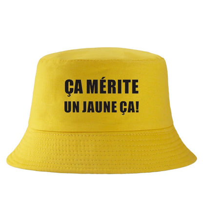 Funny French Slogan Reversible Bucket Hat Unisex