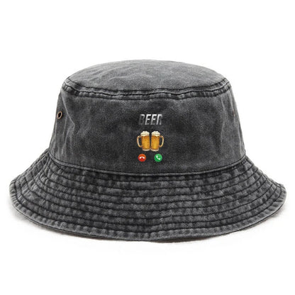 Customize Cotton Washed Bucket Hat Vintage Fishing Hat