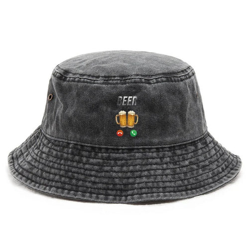 Customize Cotton Washed Bucket Hat Vintage Fishing Hat