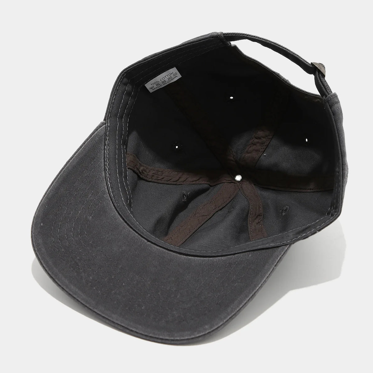 Custom Logo Washed Solid Color Hip-Hop Snapback Cap