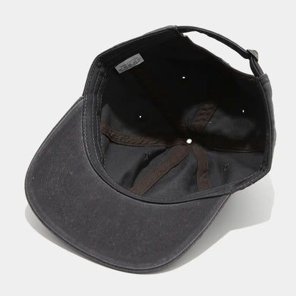 Custom Logo Washed Solid Color Hip-Hop Snapback Cap