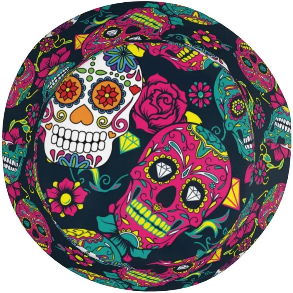 Mexican Skull Fisherman Cap Hip Hop Bucket Hat