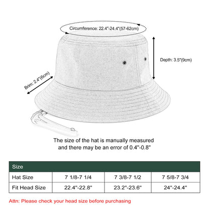 Men Cotton Bucket Hats