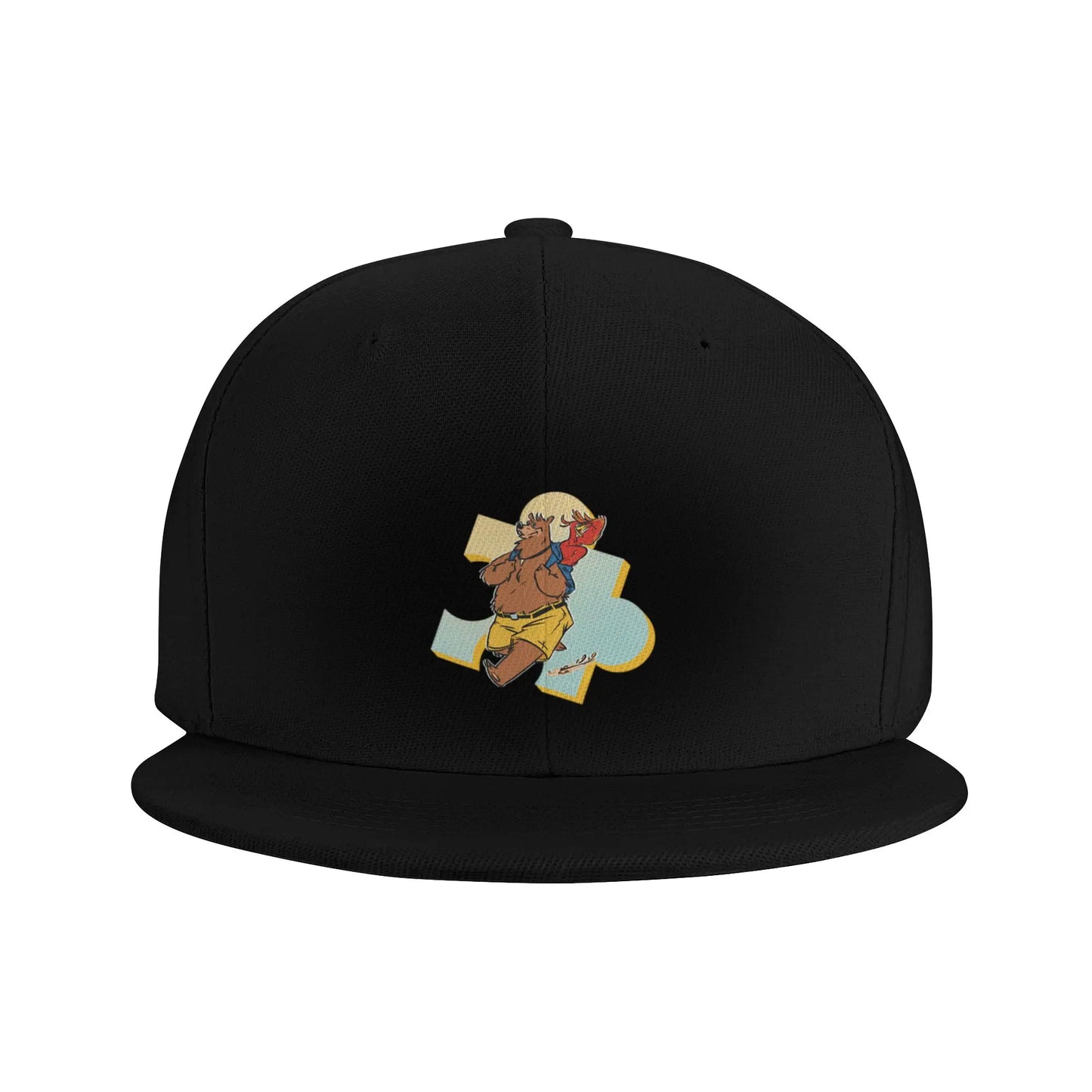 Fashion Bear And Bird V2 Snapback Cap