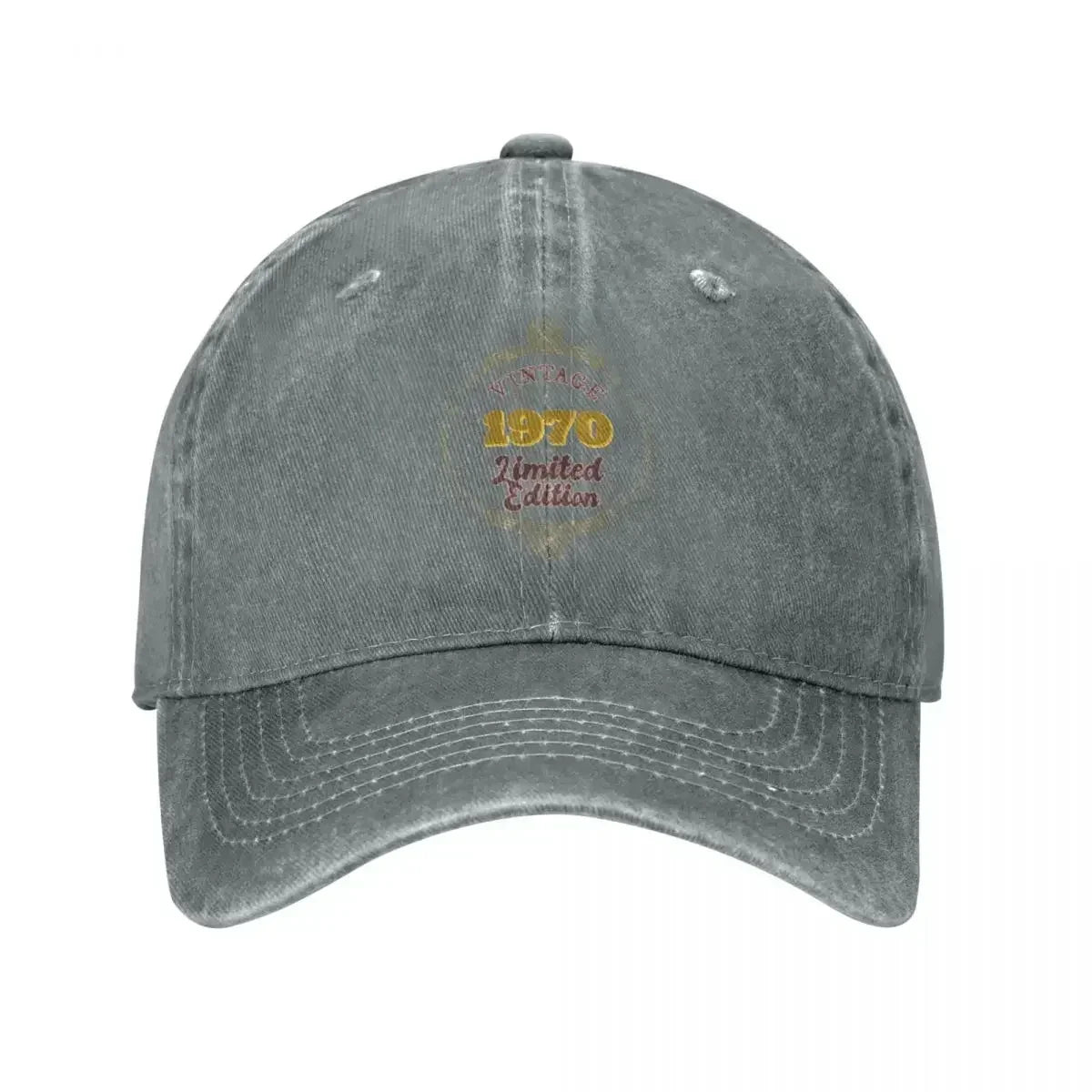 Vintage 1970 Distressed Denim Baseball Cap