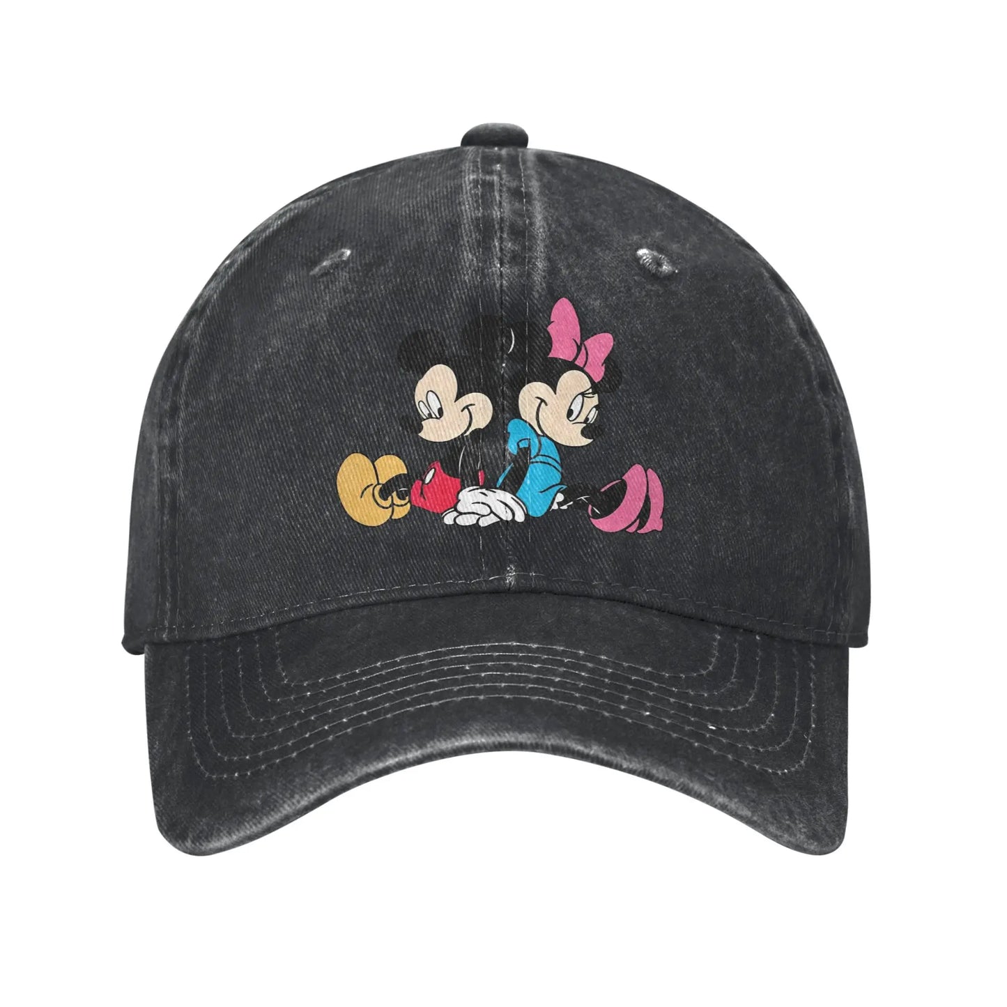Mickey Minnie Washed Streetwear Baseball Cap