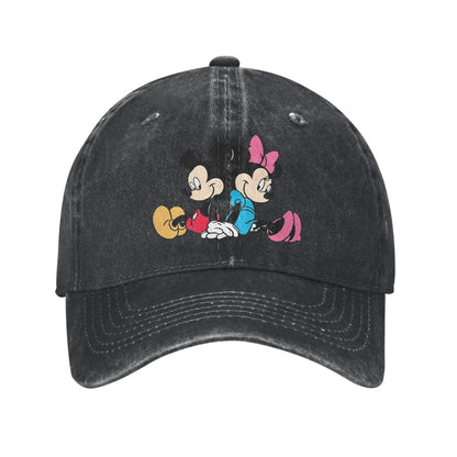 Mickey Minnie Washed Streetwear Baseball Cap