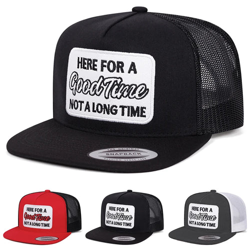 Stoned Letter Embroidered Hip-Hop Snapback Cap