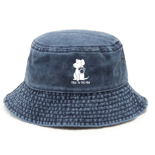 Bucket Hat Vintage Fishing Hat For Dog Owners Sun Protection