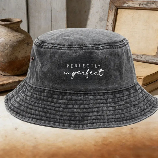 Perfectly Imperfect Washed Bucket Hat