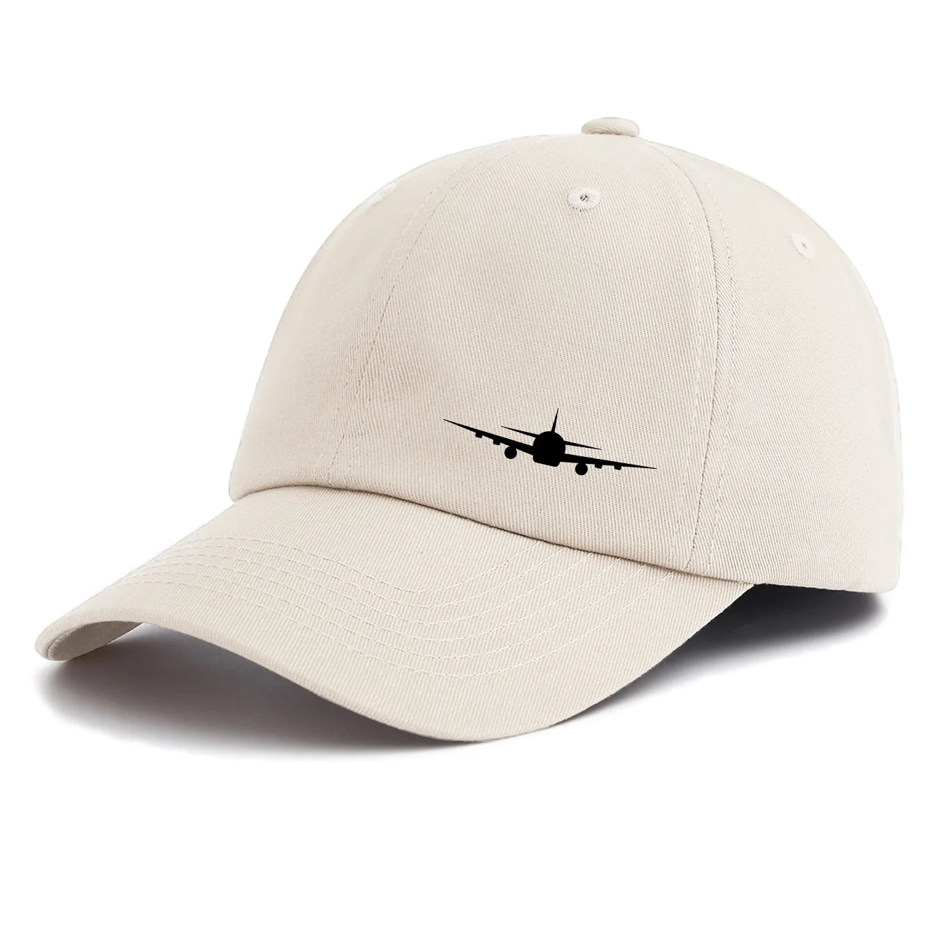1pc Airplane Print Baseball Cap For Adults