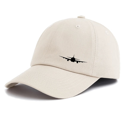 1pc Airplane Print Baseball Cap For Adults