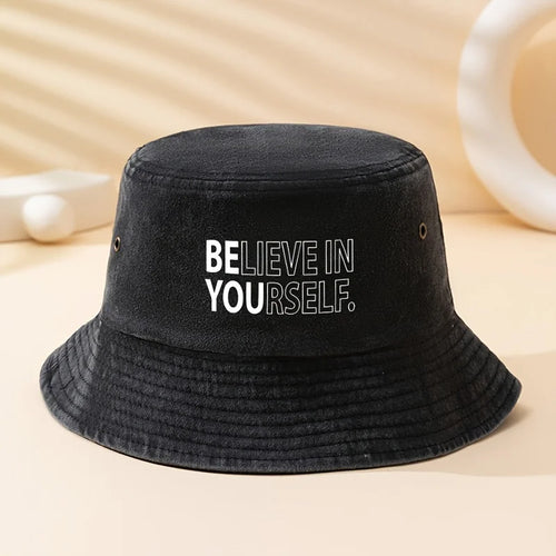 Believe In Printed Outdoor Bucket Hat
