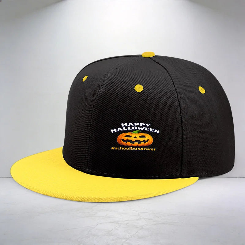1 Halloween Pumpkin Pattern Printed Cap