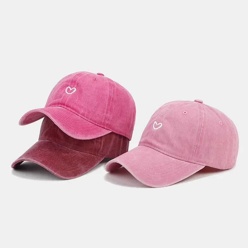 Hat New For Women Men Washed Cotton Baseball Cap Soft Top