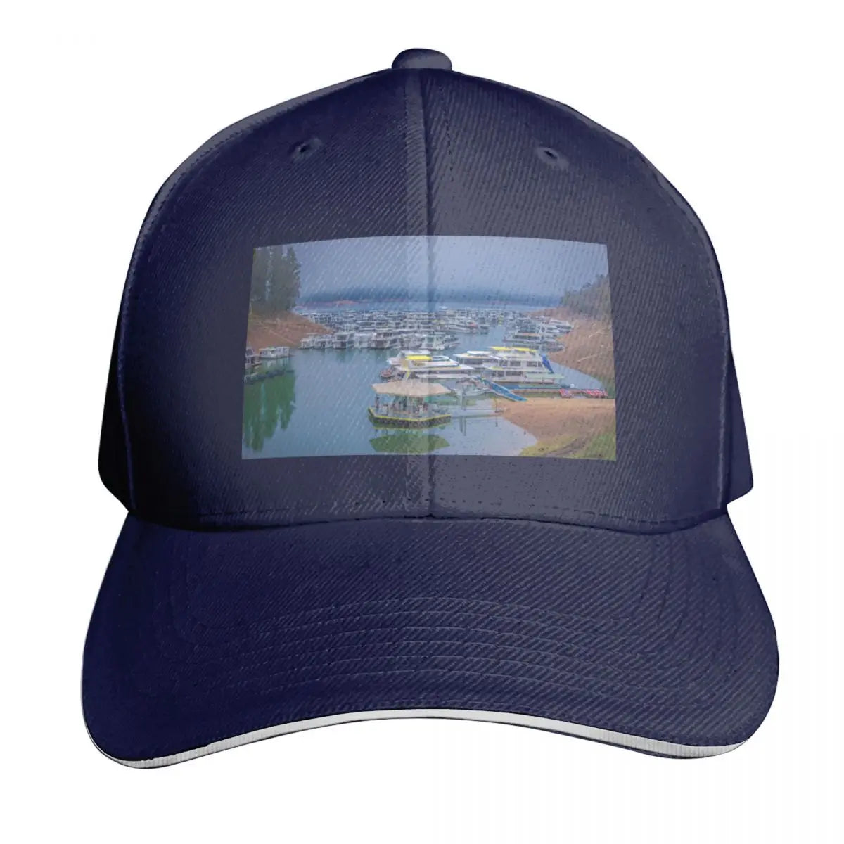 Fog Over Lake Eildon Vintage Retro Baseball Cap