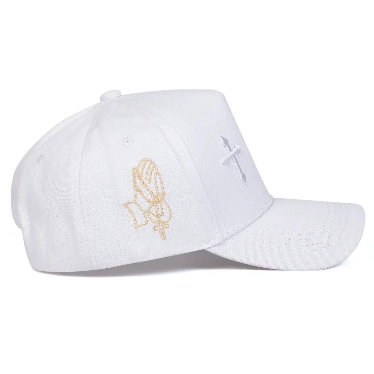 Unisex Cross Embroidery Baseball Caps