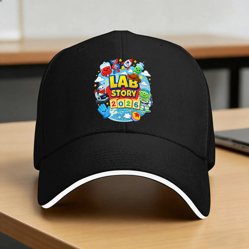Lab Story Day Cartoon Baseball Cap Style