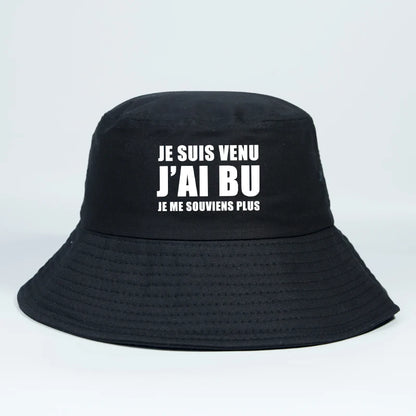 Funny French Festival Cotton Bucket Hat Unisex