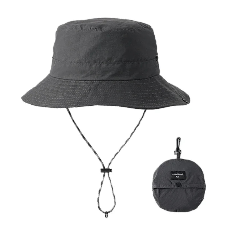 Foldable Waterproof 6cm Brim Outdoor Bucket Hat