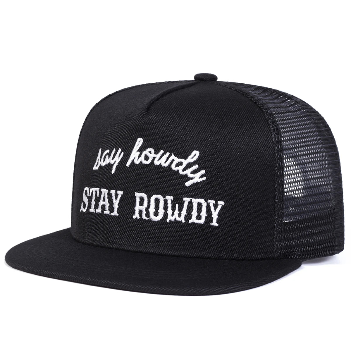 Unisex Embroidery Hip- Hop Net Hats Spring Summer Outdoor