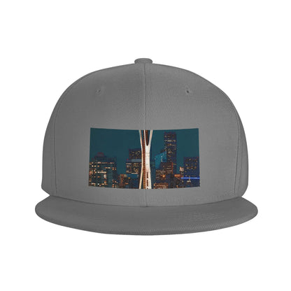 Seattle USA City Workwear Style Snapback Cap