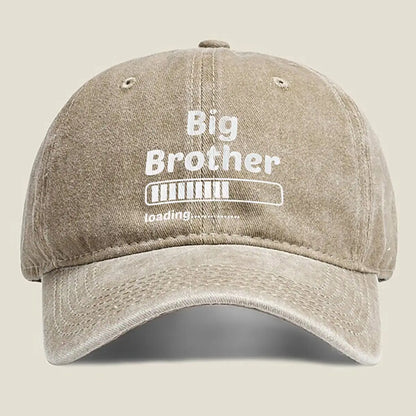 Big Brother Loading Fashion Washed Baseball Cap Hat Outdoor Activities