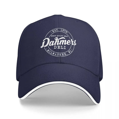 Jeffrey Dahmer Monster Graphic White Baseball Cap