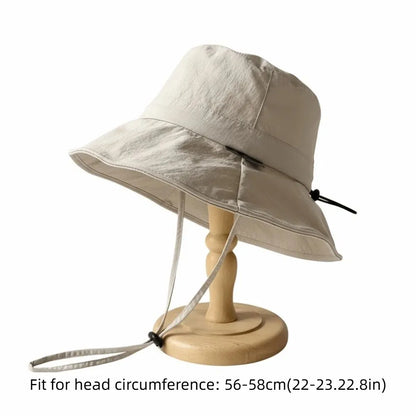 Foldable Quick-Dry Lightweight Wide Brim Hiking Bucket Hat