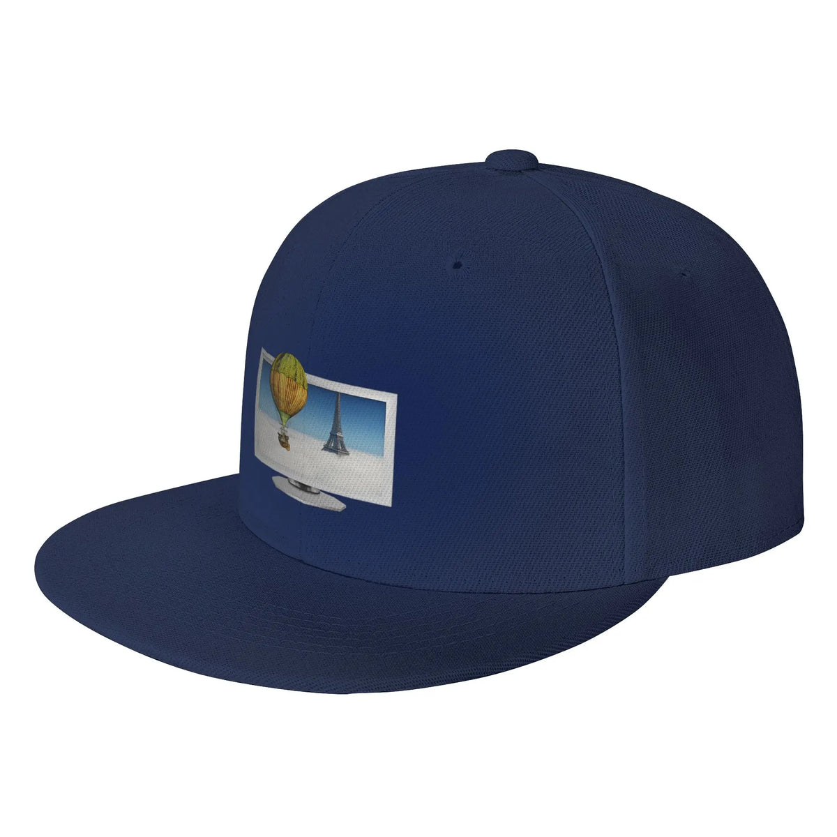 Fashion 3D TV Commuting Snapback Cap