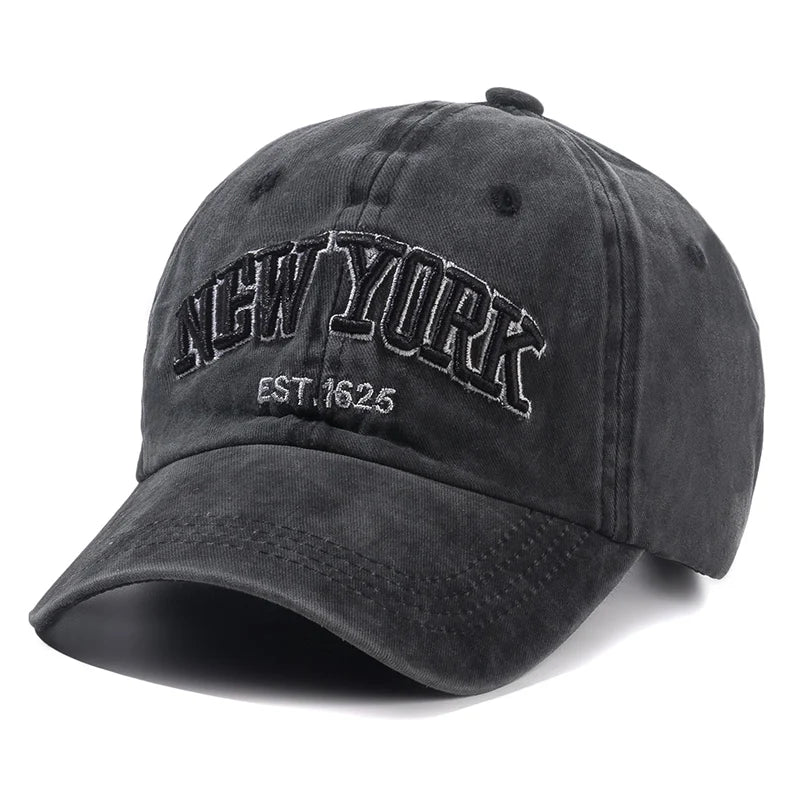 2026 New York Washed Cotton Cap For Men Women