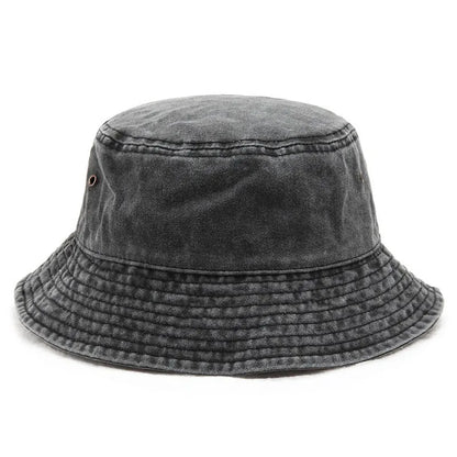 Vintage Washed Denim Bucket Hat