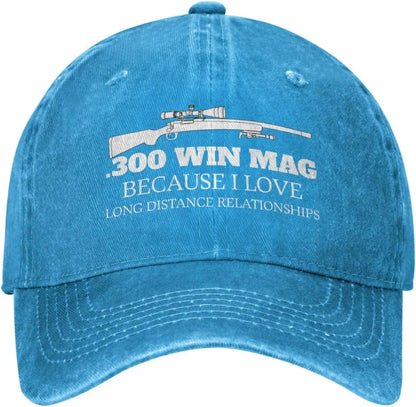 300 Win Mags Long Distance Baseball Cap