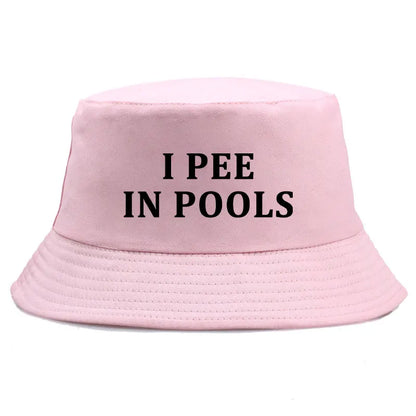 Funny Pool Party Cotton Bucket Hat