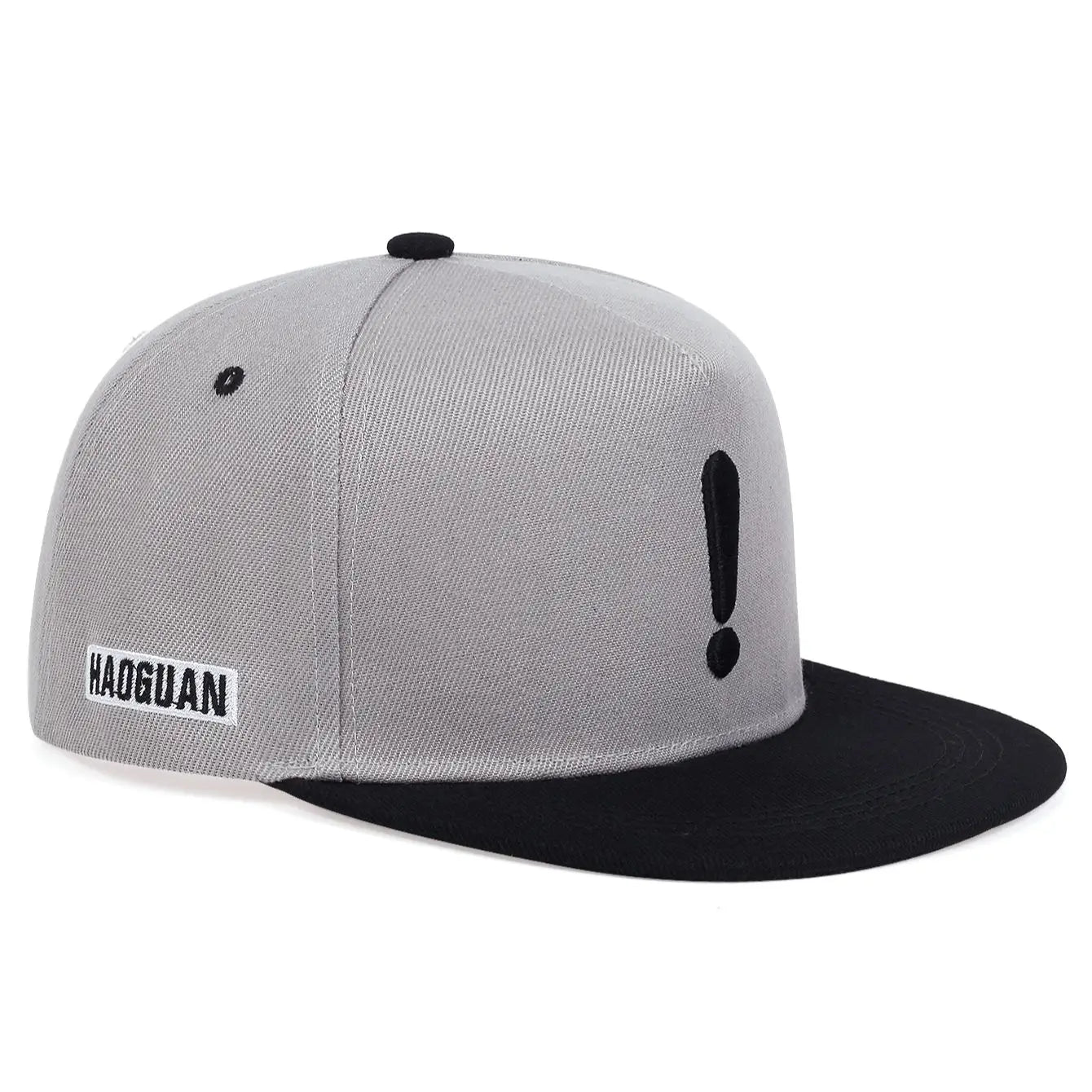 Exclamation Point Embroidery Hip Hop Snapback Cap
