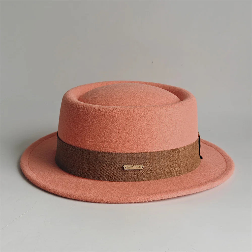 Autumn And Winter Fedora Hat For Women