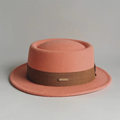 Autumn And Winter Fedora Hat For Women