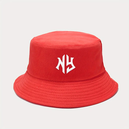 1pc "NY" Printed Bucket Hat Breathable