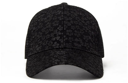 New Print Mesh Caps Fashion Women Baseball Cap