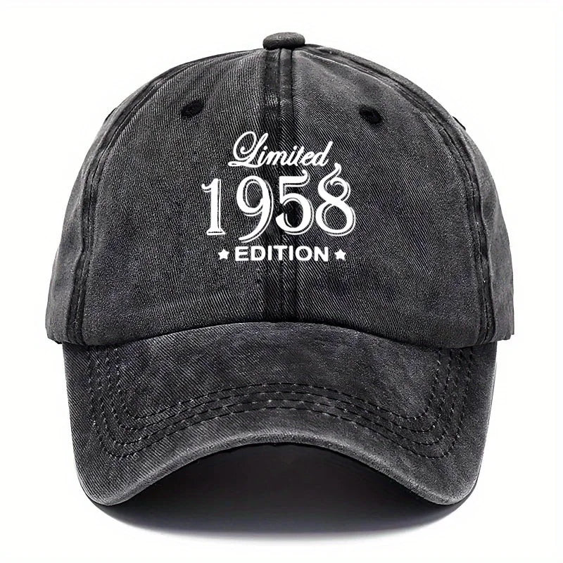 49.73 Meter Washed Letter Baseball Cap