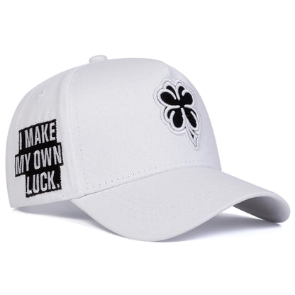 Clover Embroidery Mesh Outdoor Baseball Cap