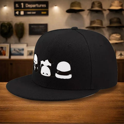Cute Panda Group Snapback Cap