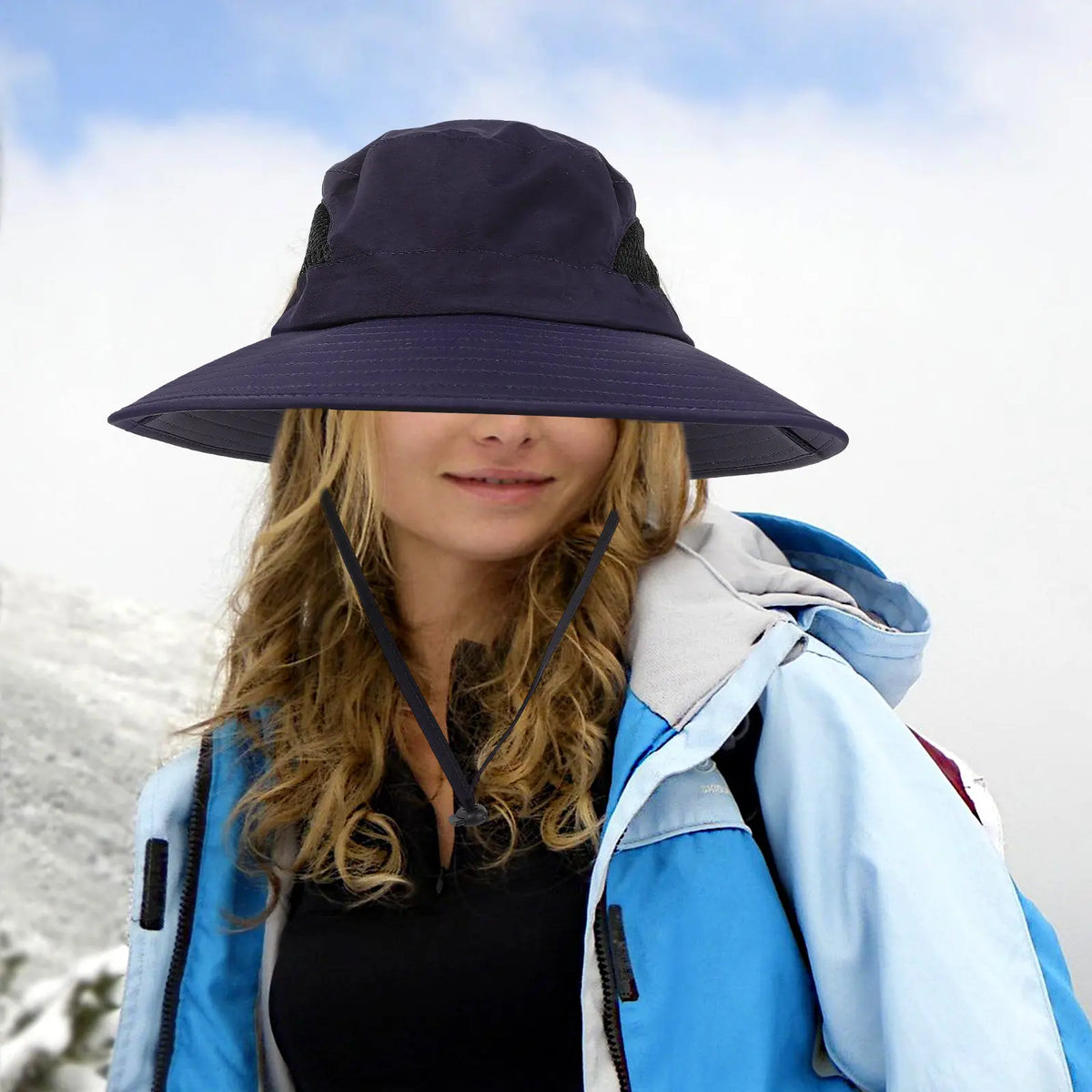Cooling Foldable Wide Brim UV Protection Bucket Hat