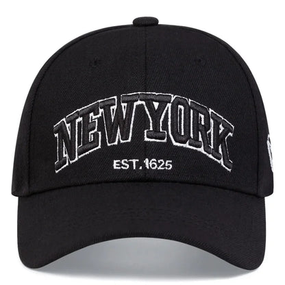 New York Embroidered Adjustable Snapback Cap